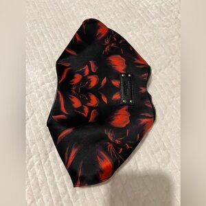 Alexander McQueen silk night flower clutch new with tags